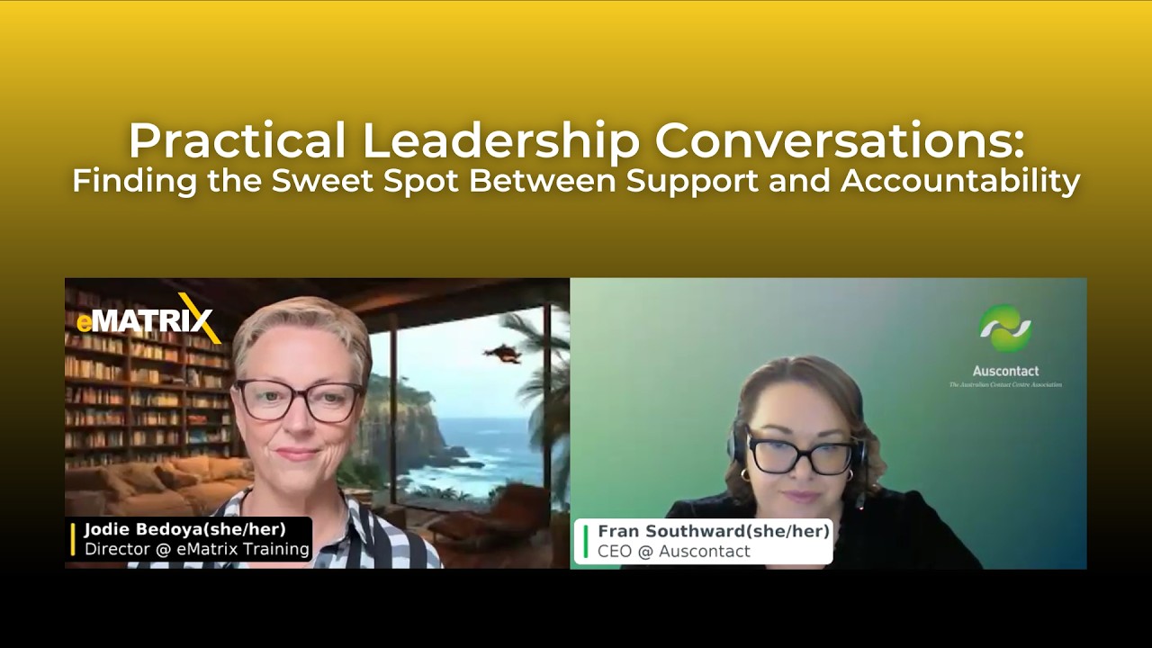 eMatrix Webinar: Practical Leadership Conversations
