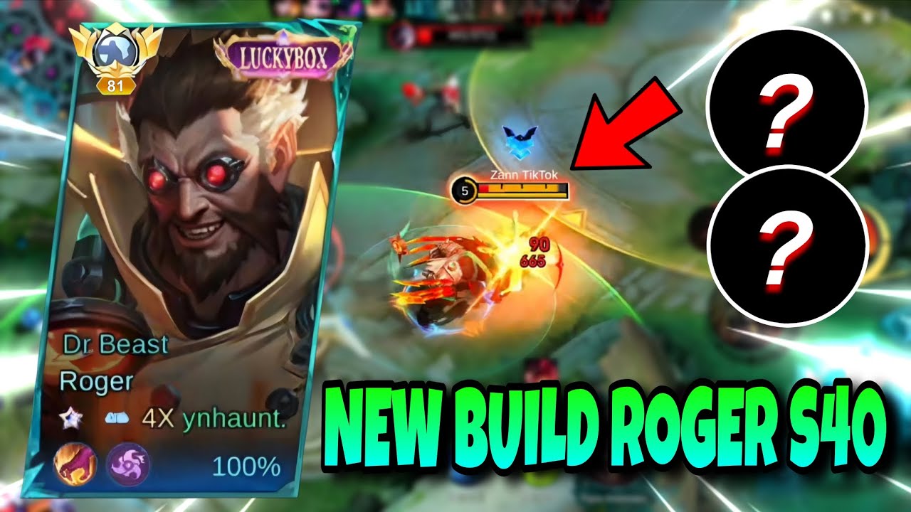 NEW BUILD DAN EMBLEM HYPER ROGER SEASON 40 | BUILD ROGER ONE SHOOT 2026 | MLBB