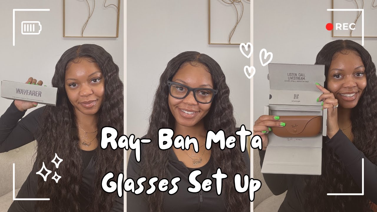 How I'm Using My Meta Glasses to Reinvent Myself | Ray Ban Glasses Unboxing + Try On + Set Up