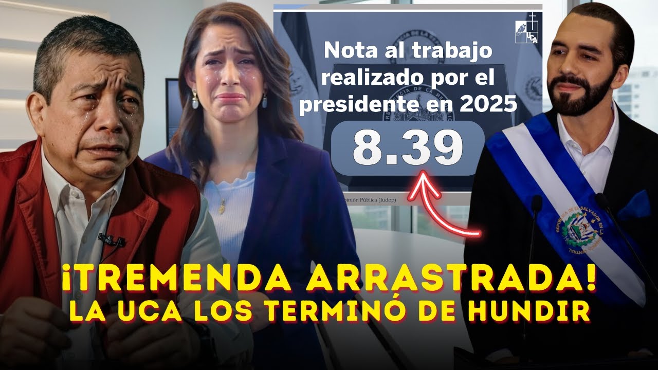 ¡LA VERDAD LES DUELE! Opositores lloran por la encuesta de la UCA