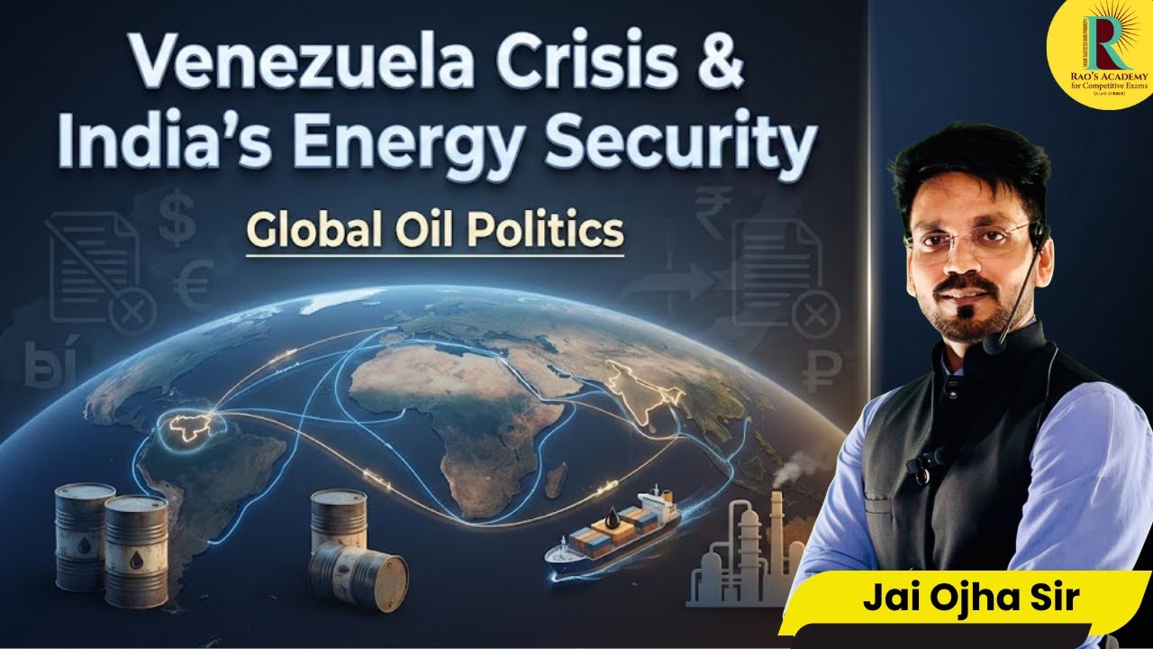Venezuela Crisis & India&rsquo;s Energy Security | Global Oil Politics Explained | Rao&rsquo;s Academy