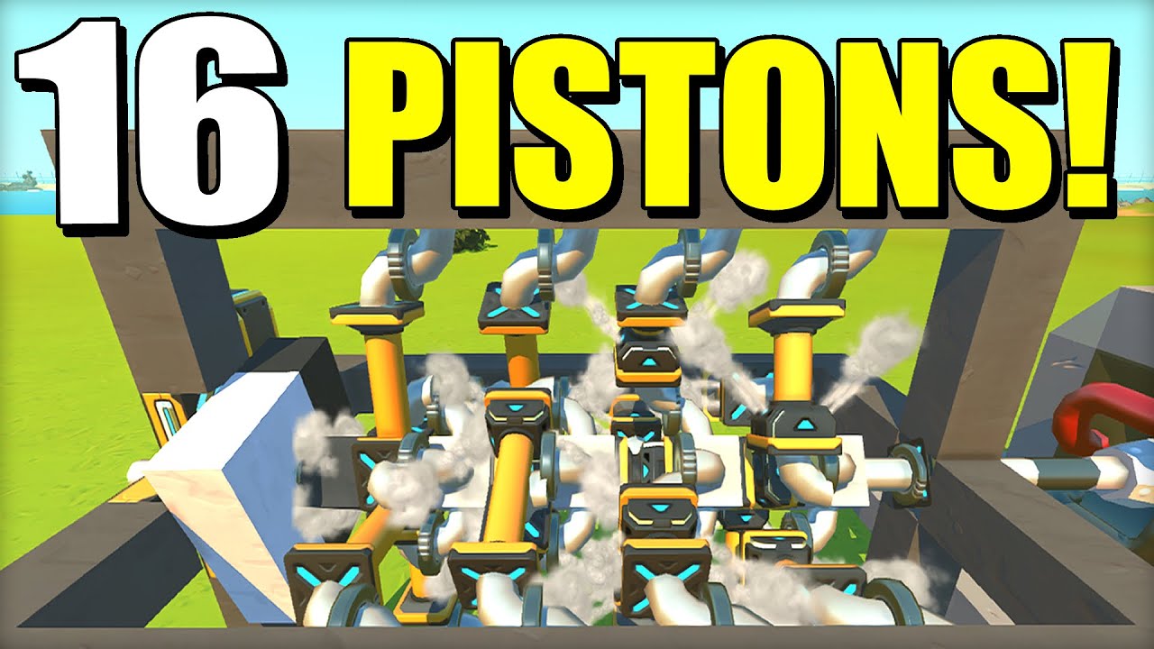 I Built a Crazy 16 Cylinder Piston Engine That Couldn't Exist in Real Life!
