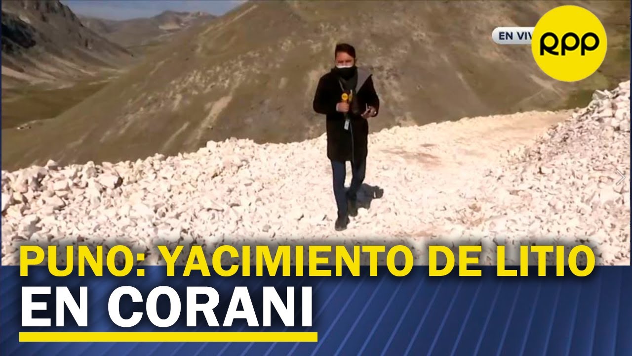 RPP llegó al yacimiento de litio en Corani en Puno
