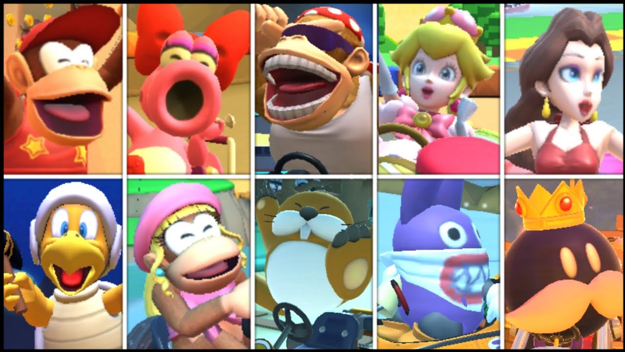 Mario Kart Tour - All Newcomers & New Returning Characters! (Up to Pirate Tour)