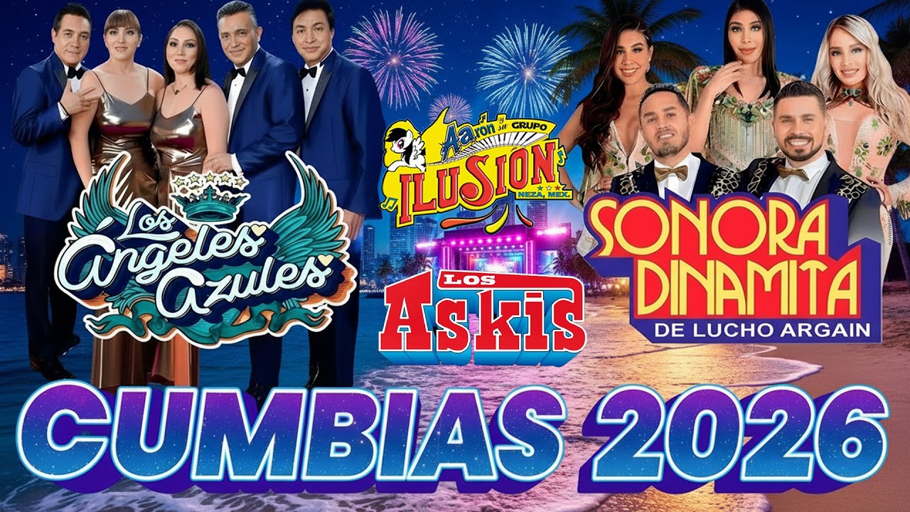 LOS ÁNGELES AZULES, SONORA DINAMITA 🪙 CUMBIAS VIEJITAS PARA BAILAR