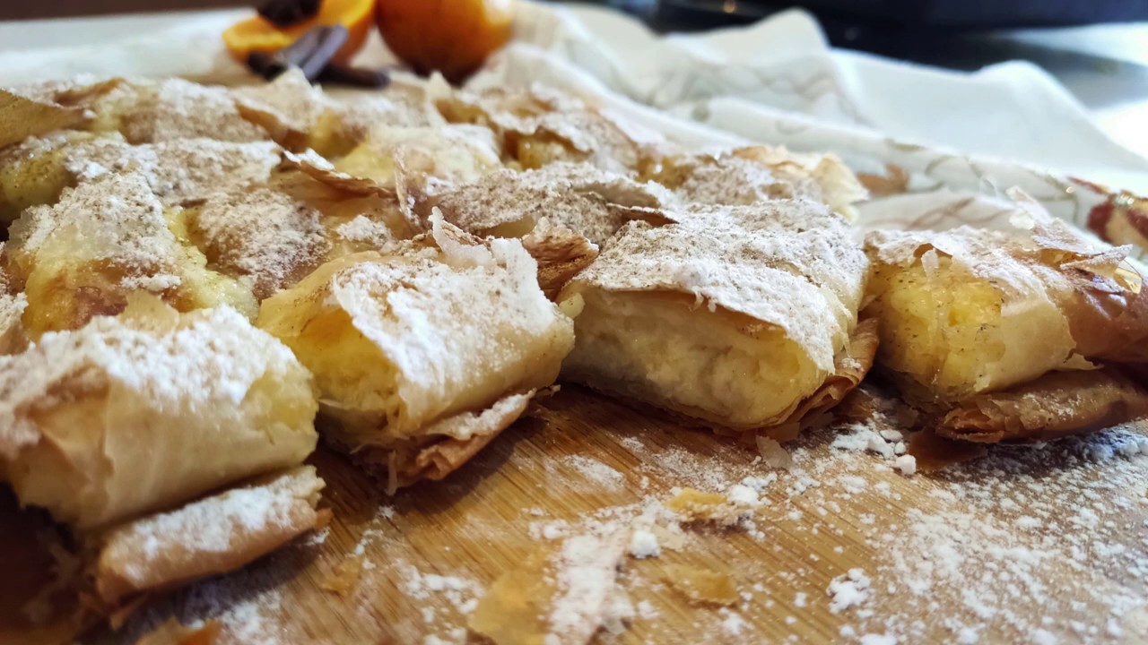 Bugaca sa kremom - Grcka lisnata pita