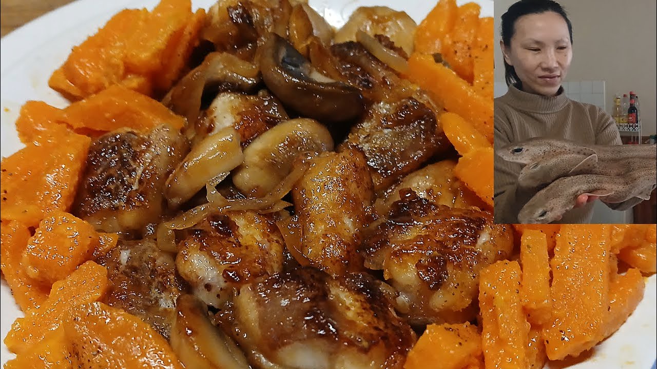 Roussette aux oignons et cidre