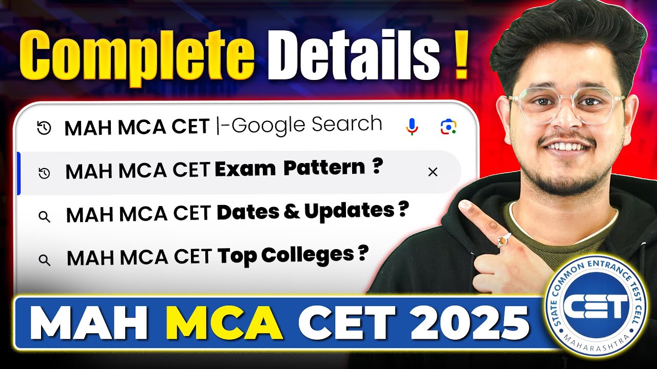 💥MAH MCA CET 2025 Complete Details🤩MCA Exam Pattern & Top Colleges #mca #mahmcacet #mcaadmissions