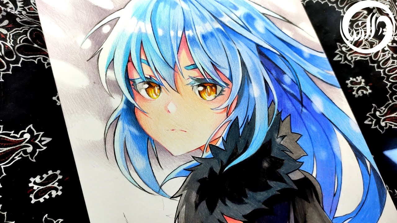 Drawing - Rimuru Tempest ( Tensei Shitara Slime Datta Ken ) [ 転生したらスライムだった件 ]