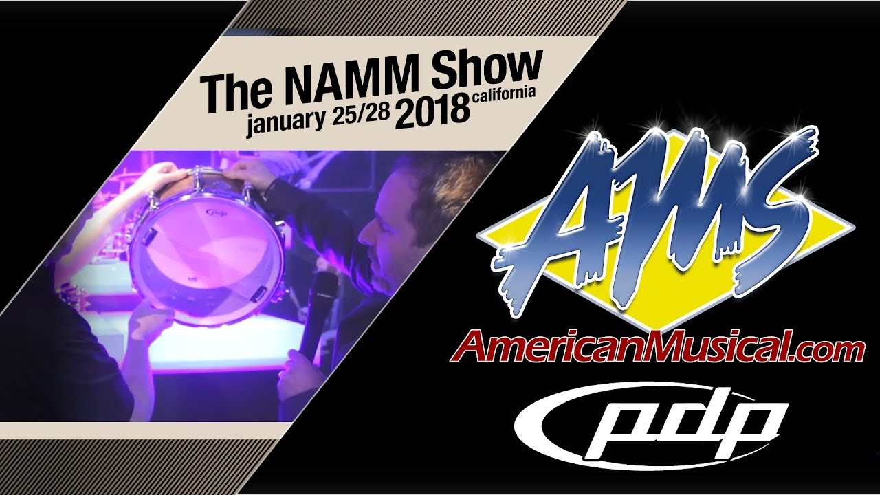 Малые барабаны PDP &mdash; AMS на выставке NAMM 2018