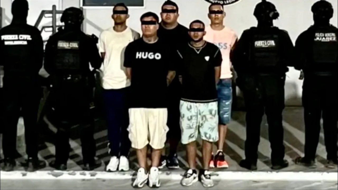 Detienen a Cinco Hombres Presuntamente Relacionados con Balacera en el Centro de Monterrey