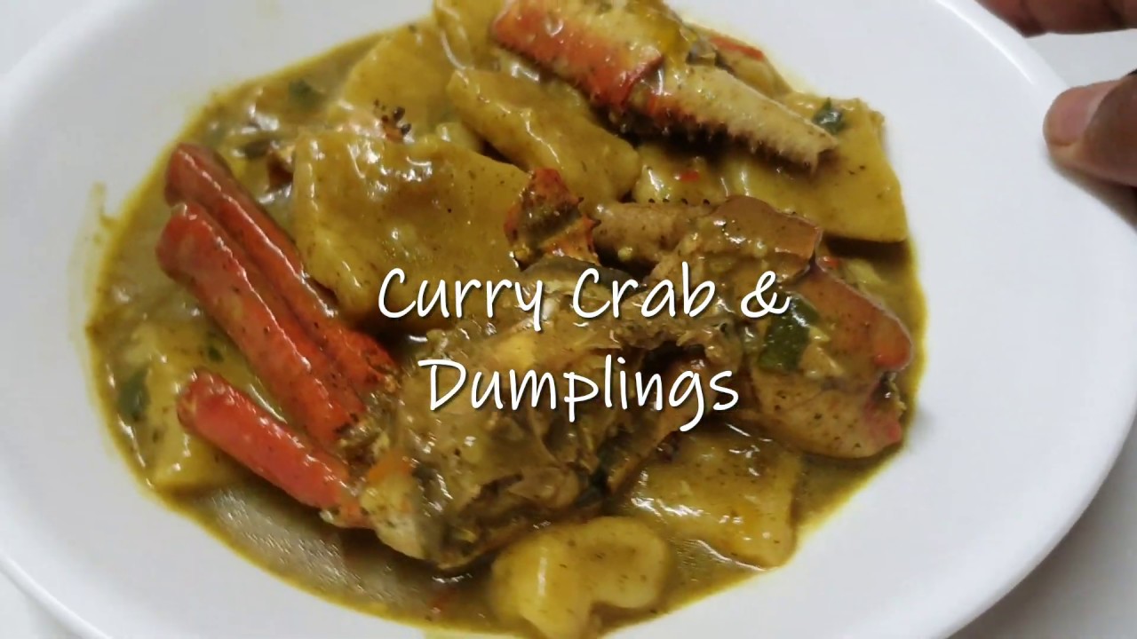 Trini Curry Crab and Dumpling - with Mangrove Crab aka Mud Crab - Episode 931