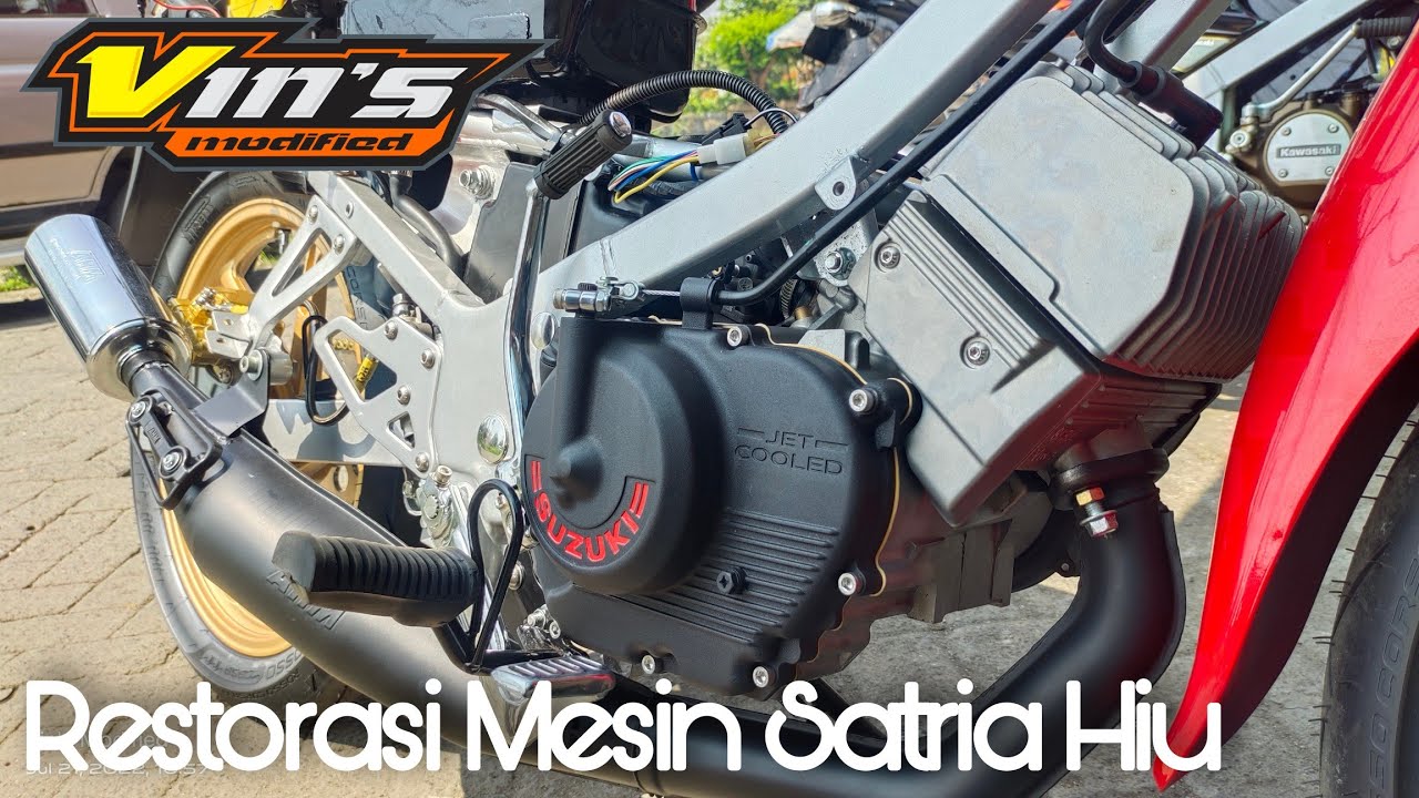 Restorasi Mesin & Porting Harian Satria Hiu | Vins Modified #restorasi #vinsmodified #satriahiu