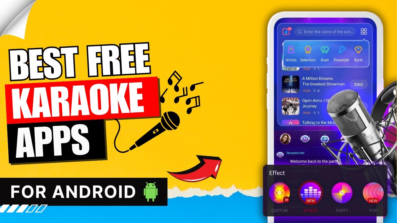 5 Best Free Karaoke Apps for Android of 2024 | Sing With Lyrics ✅