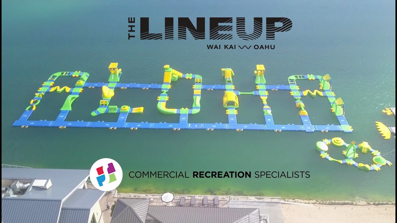 Wai Kai AquaVenture by The LineUp Ewa Beach, Hawaii  - Wibit Aqua Park Installation
