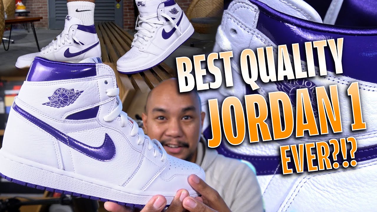 Jordan 1 Metallic Purple Review. Are Women's Shoes Better Quality?