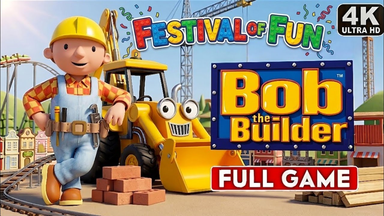 Bob the Builder: Festival of Fun Full Gameplay Walkthrough (PS2) 4K UHD Longplay