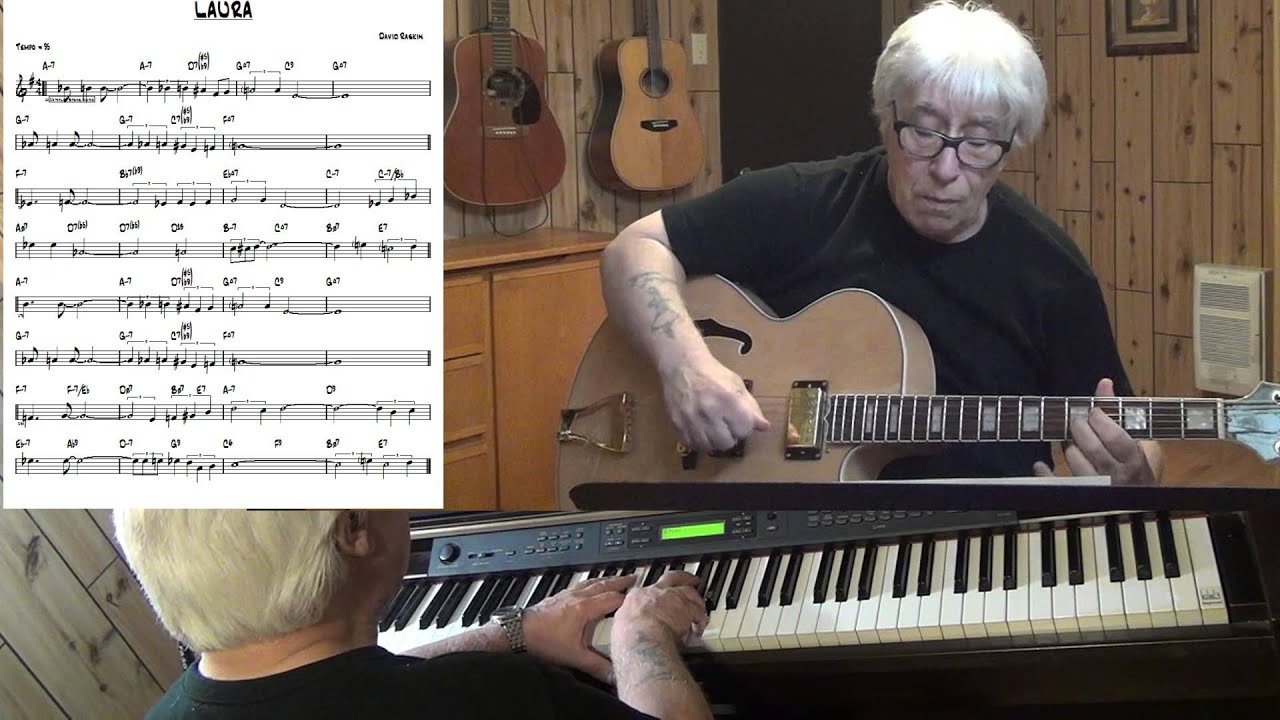Laura (2) - Jazz guitar & piano cover ( David Raskin ) Yvan Jacques