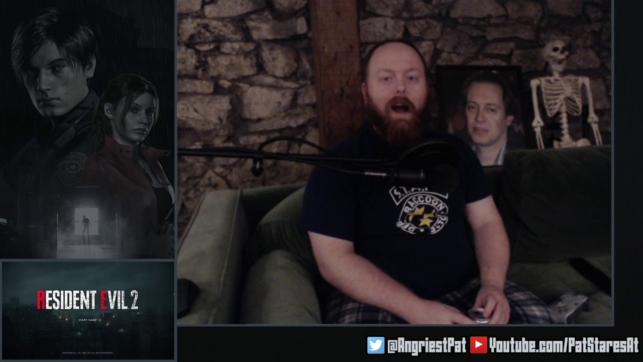 Pat Stares At RE2 Remake! (Part 1 CLAIRE A)