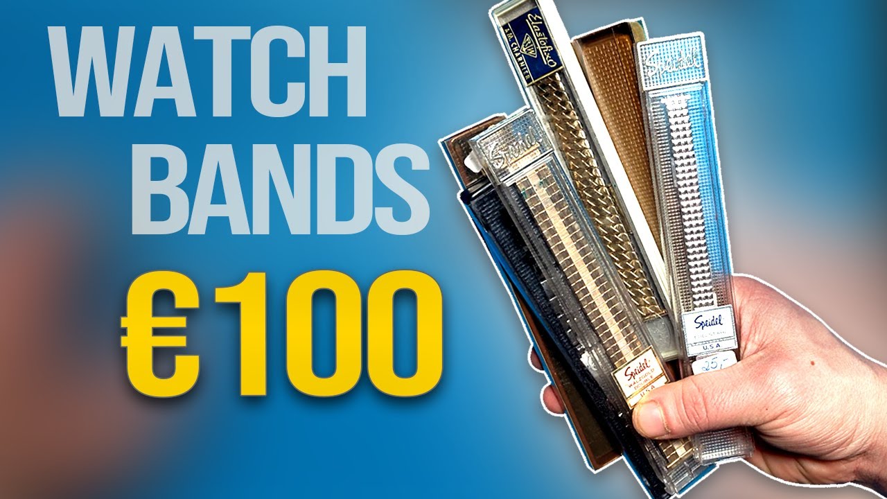 I bought vintage NOS watch bands and bracelets for €100 – what did I get?