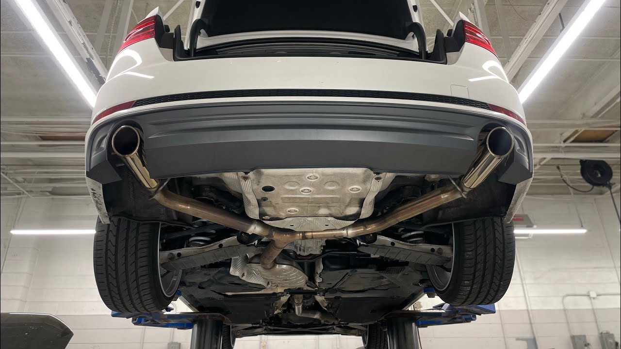 B9 A4 Resonator Delete &  Muffler Delete