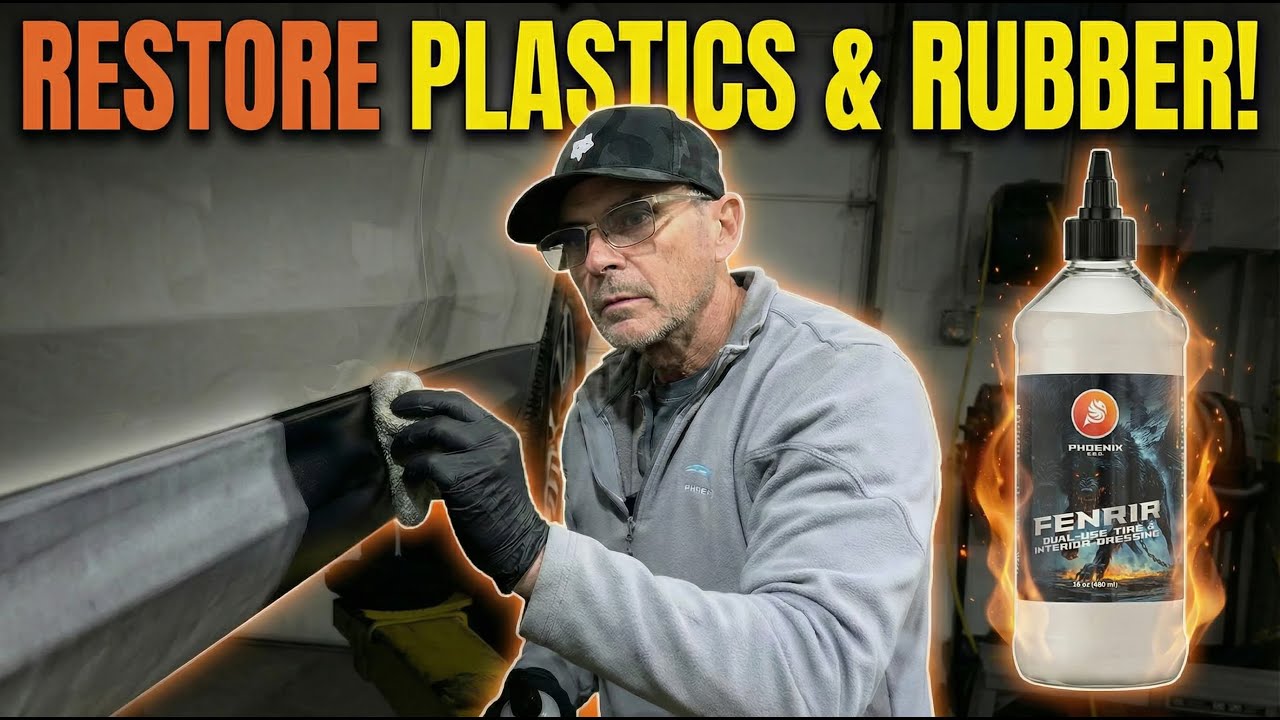 Cleaning, Protecting, and Preserving Your Faded Rubber and Plastics On Your Car!