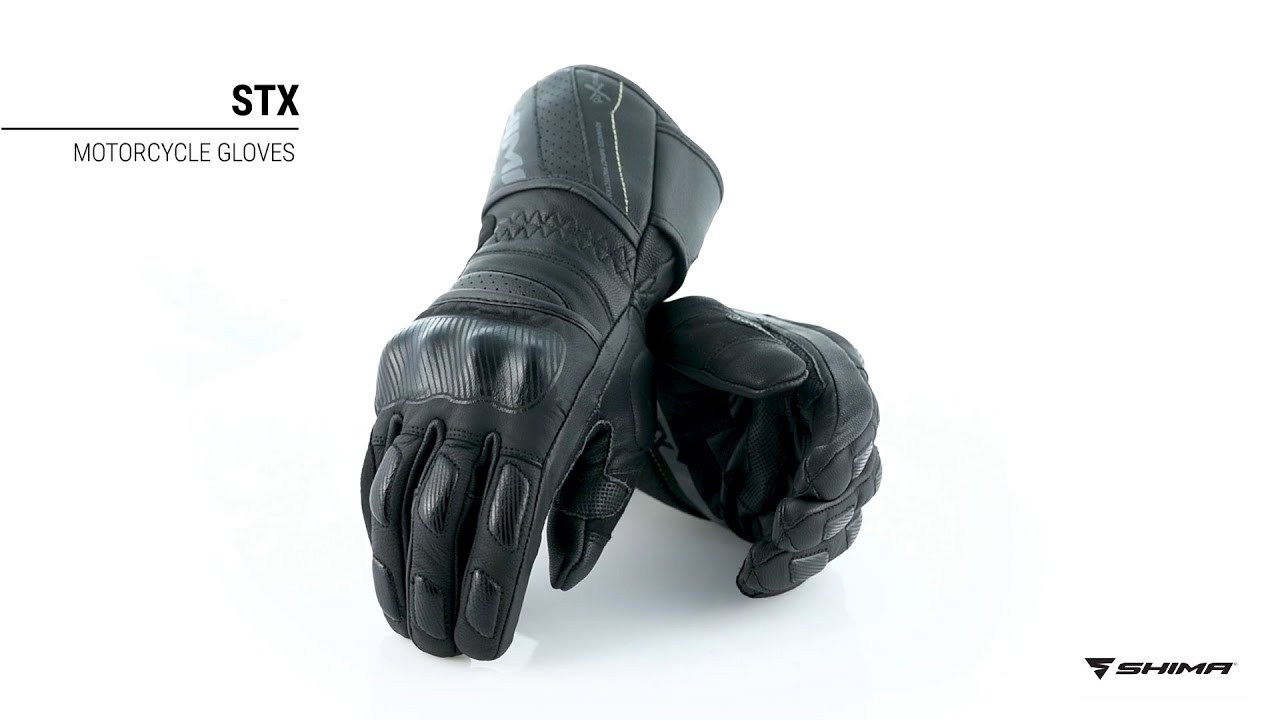SHIMA STX Black - Sport Motorcycle Gloves