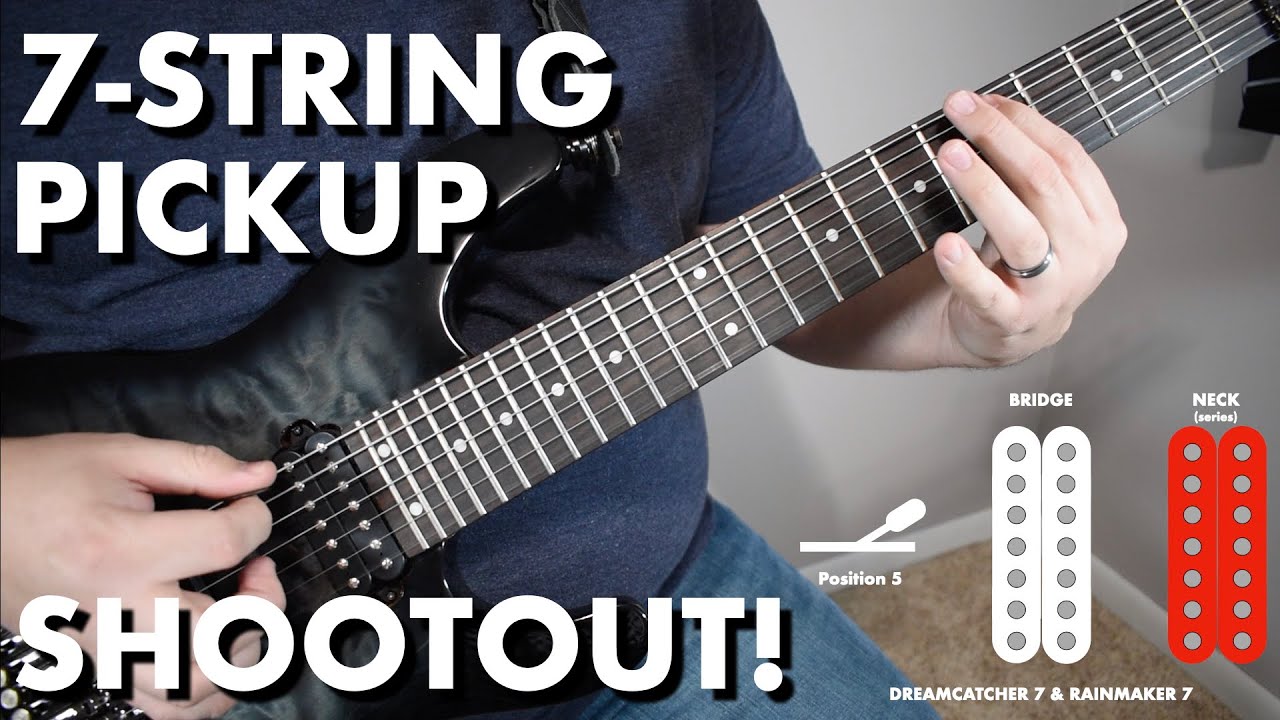 7-String Pickup Shootout! DiMarzio D-Sonic/Air Norton VS Dreamcatcher/Rainmaker - Bryan Does Gear 2