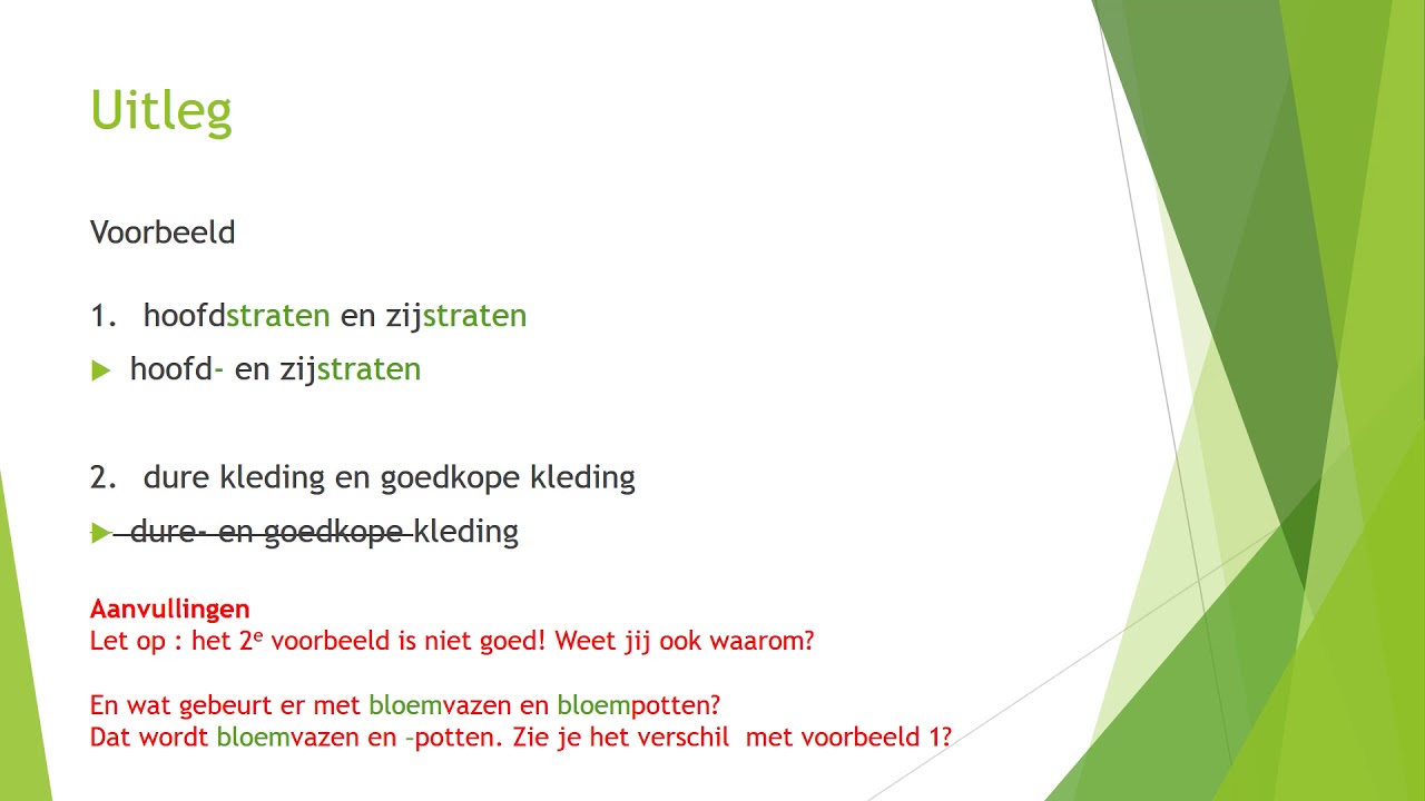 Leestekens - Liggend streepje als weglatingsteken