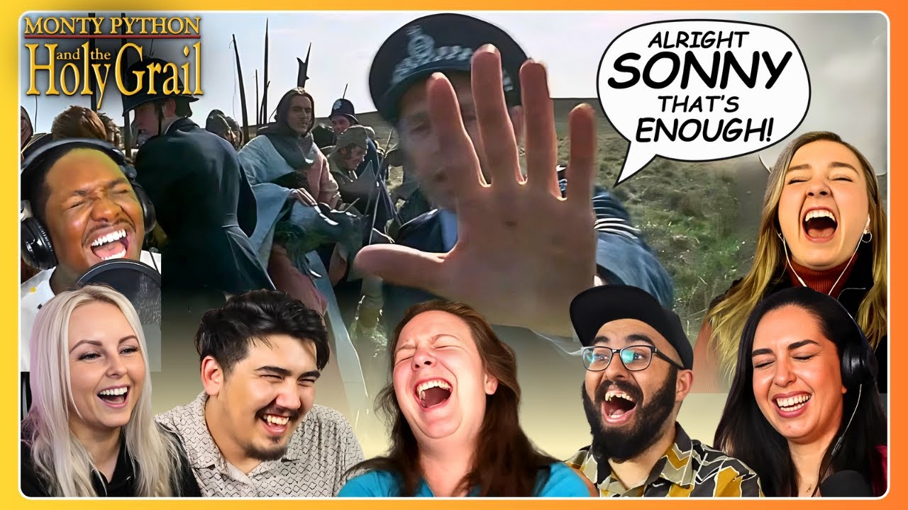 ICONIC 'ENDING' to Monty Python and the Holy Grail (1975) Reactions 🚓 Movie Reaction Compilation
