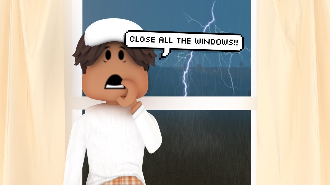 THUNDERSTORM HITS BLOXBURG!! *POWER OUTAGE..CHAOTIC* | Bloxburg Family Voice Roleplay