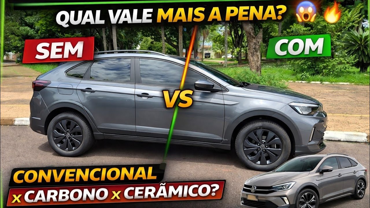 Insulfilm Nano Cerâmica no Nivus 2026. Gravei por dentro do carro... OLHA ISSO! 🤯🔥