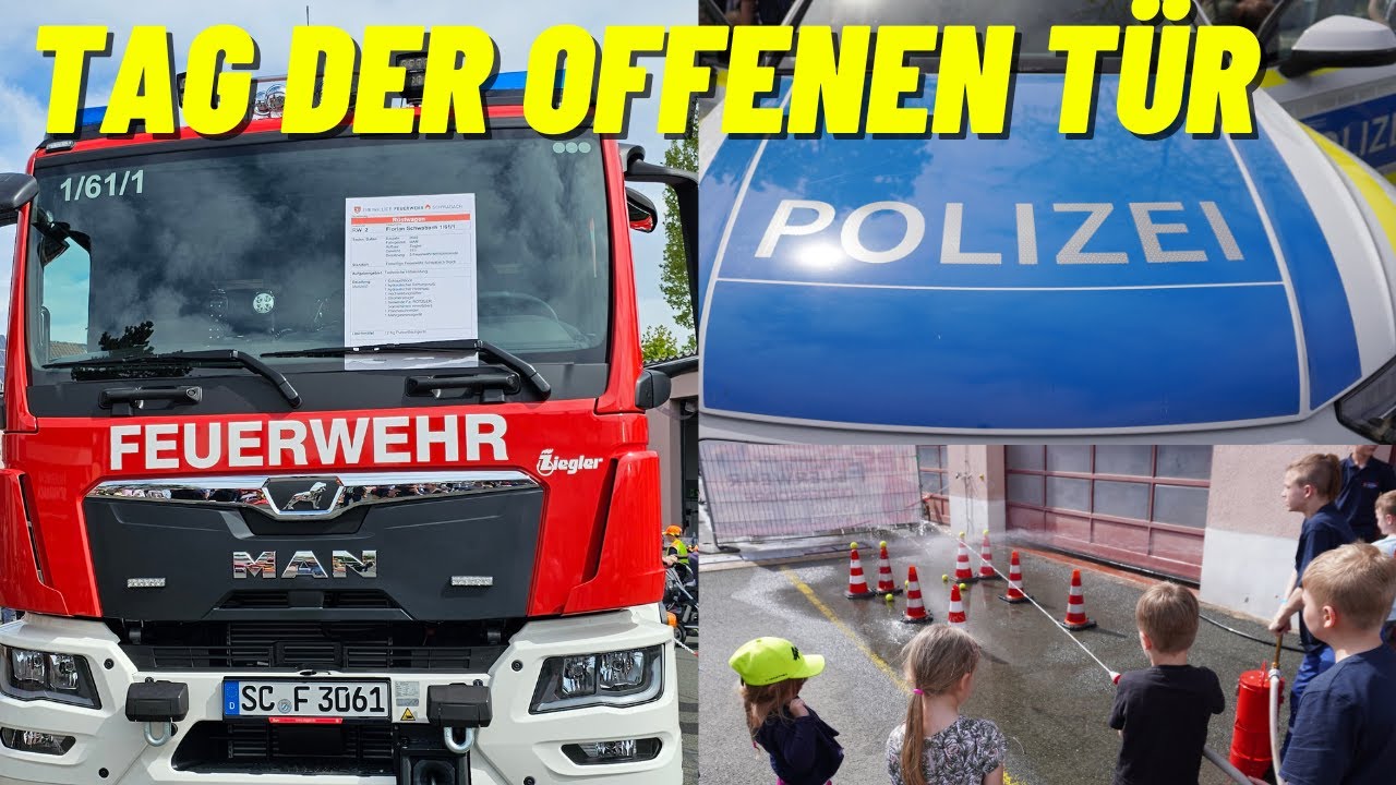 Tag der offenen Tür der Polizei und Feuerwehr Schwabach 2024