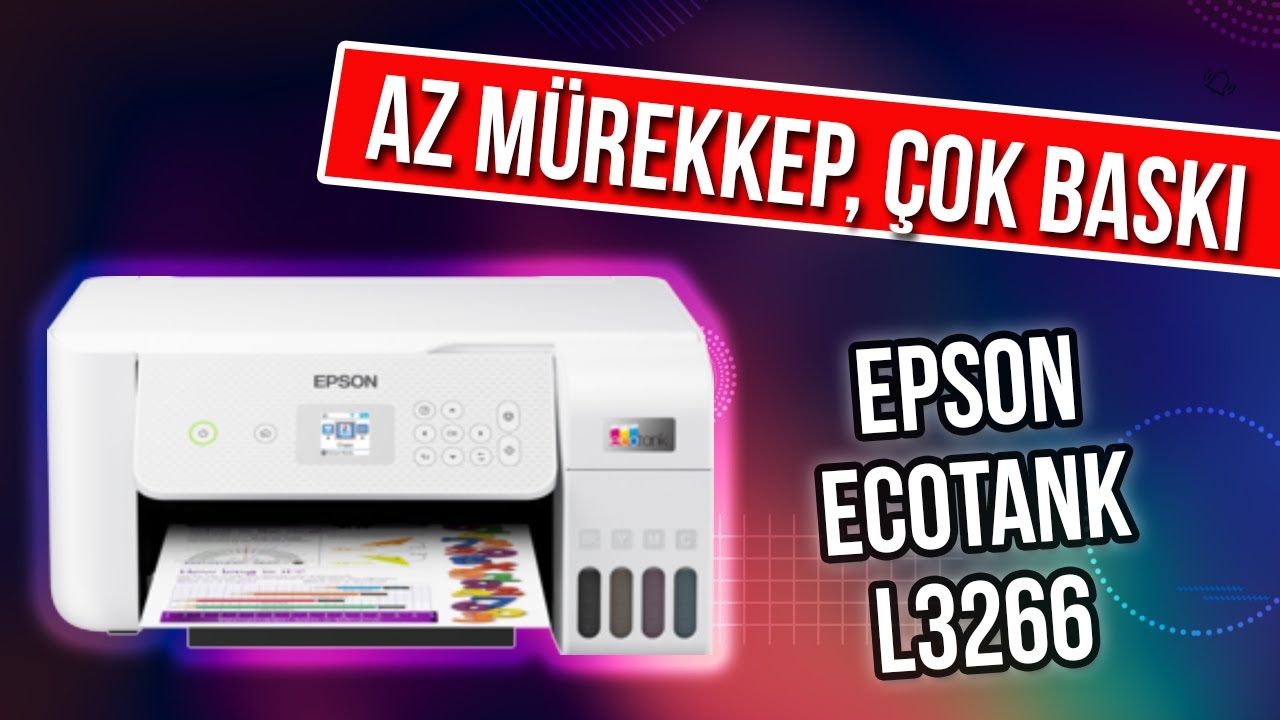 Az Mürekkep, Çok Baskı; Epson Ecotank L3266