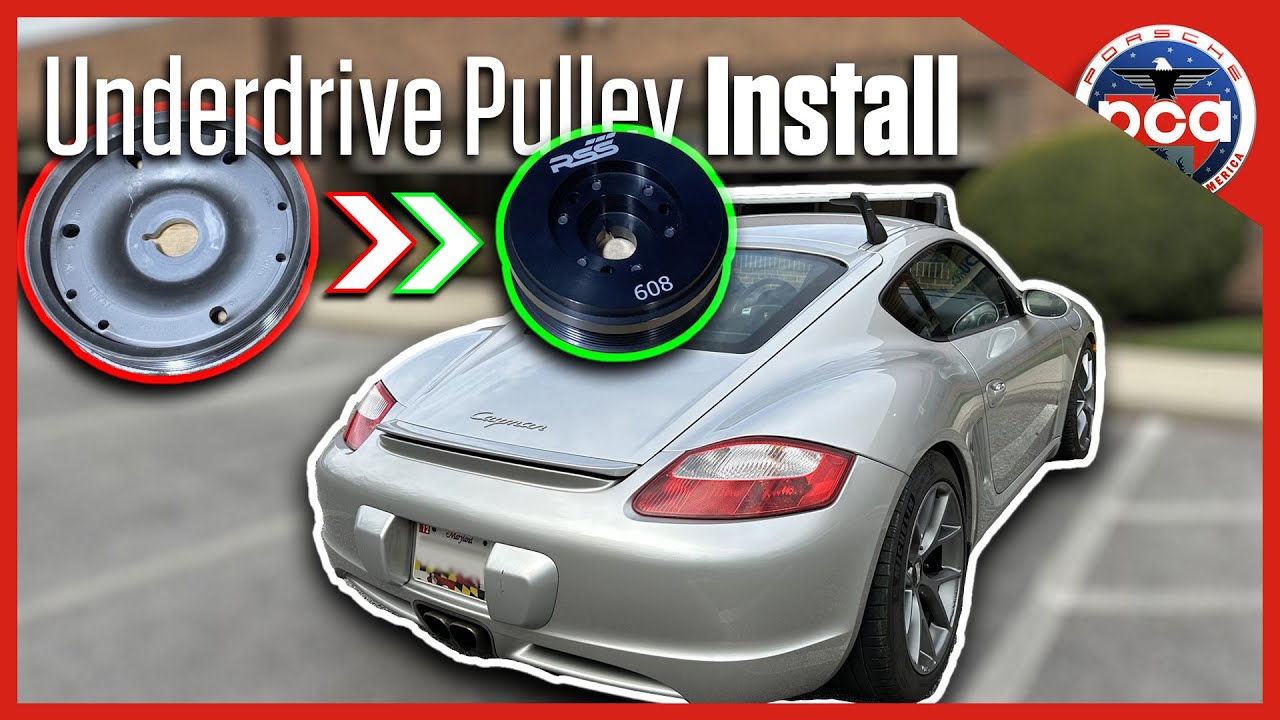 Underdrive pulley installation on a Porsche 987.1 Cayman: How to do it DIY