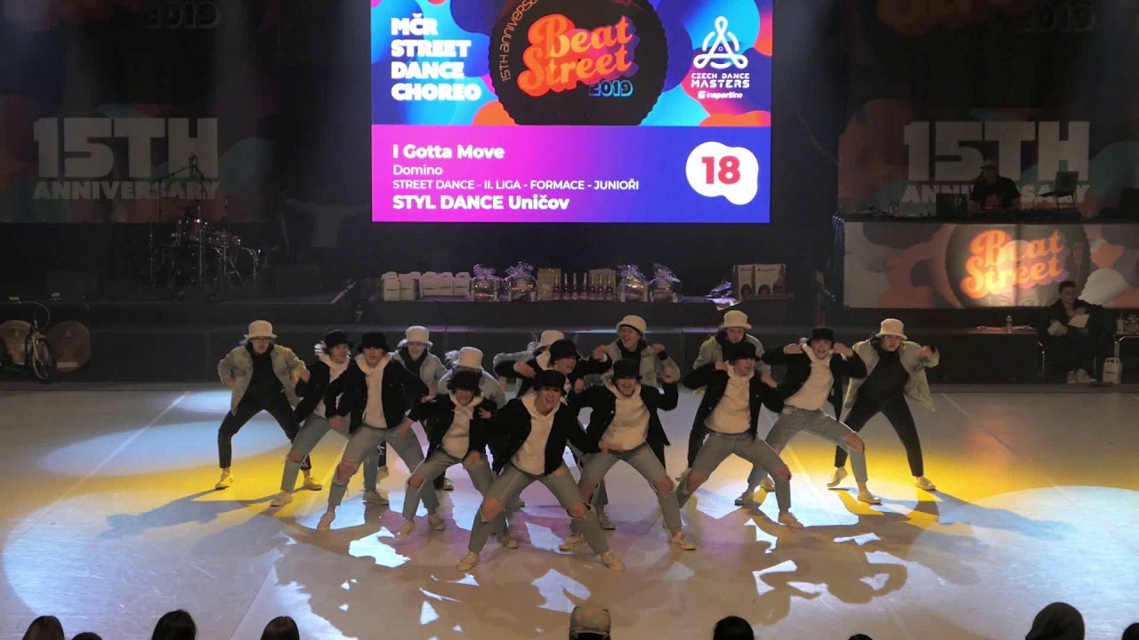 STYL DANCE UNIČOV - I GOTTA MOVE - MČR BEAT STREET 10. 5. 2019