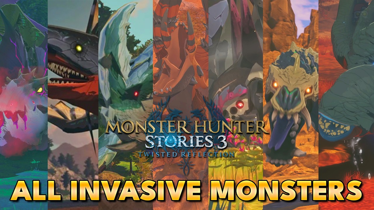How to Find & Beat ALL 9 INVASIVE MONSTERS in Monster Hunter Stories 3!