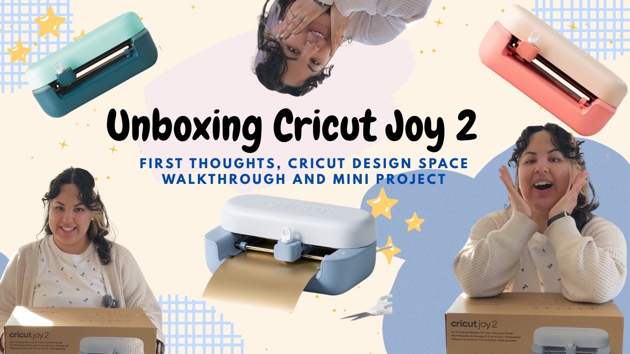 Cricut joy 2 unboxing - unbox my first Cricut Joy machine with me!