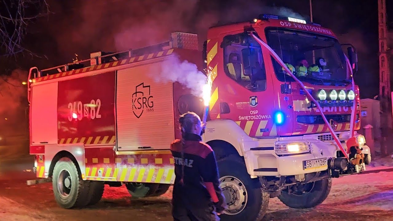 Przywitanie 'nowego' wozu ratowniczo gaśniczego dla OSP Świętoszówka
