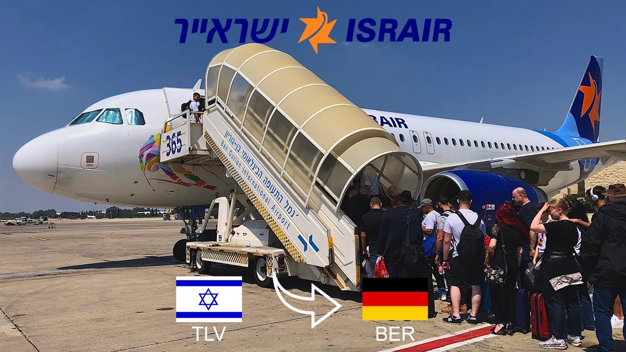 One of my best flights! | TRIP REPORT | Flight From Tel Aviv to Berlin | Israir Airbus A320