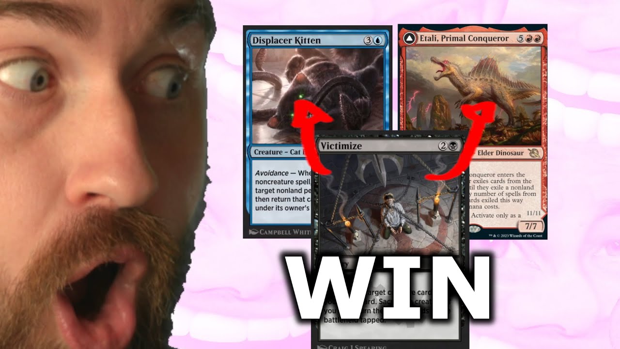 ONE REANIMATION TO WIN!? HOW HAVE I NOT FOUND THIS BEFORE? Etali Displacer Kitten MTG Arena Combo
