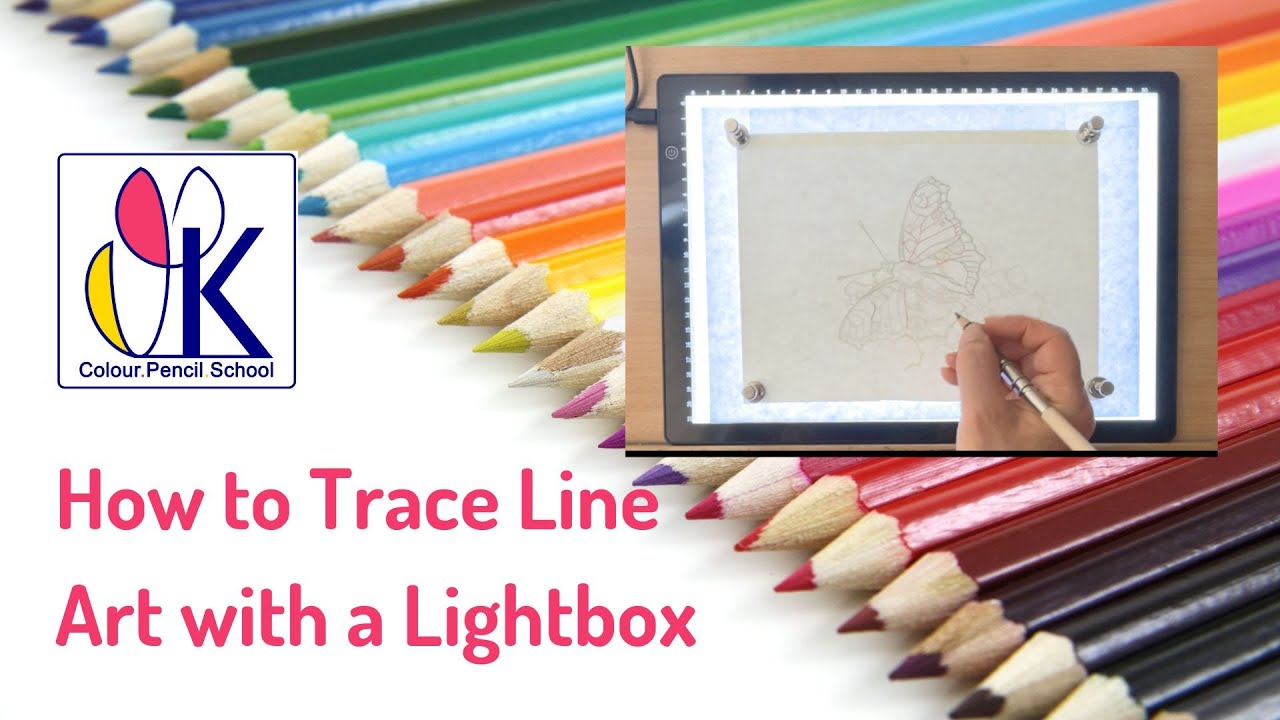 How to Trace Line Art with a Lightbox