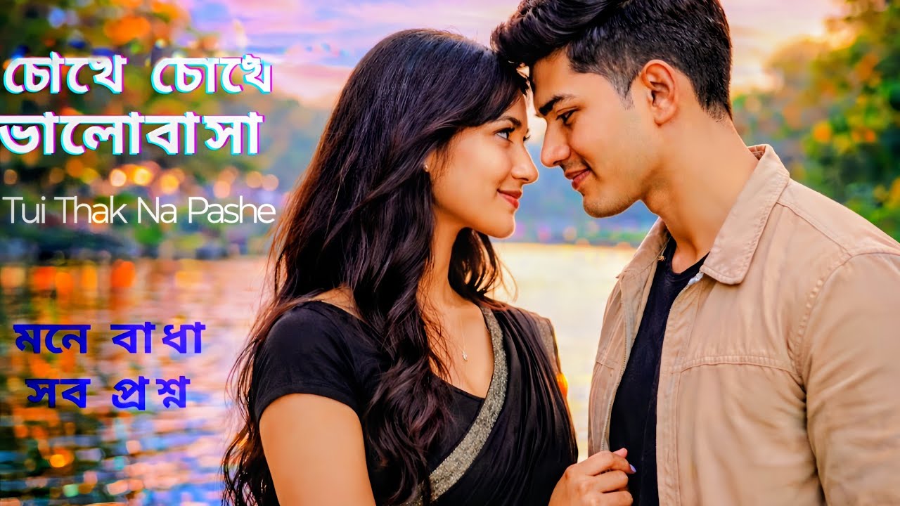 চোখে চোখে ভালোবাসা | Tui Thak Na Pashe | Bangla Song 2026 | Emotional Song | AI TuneLab