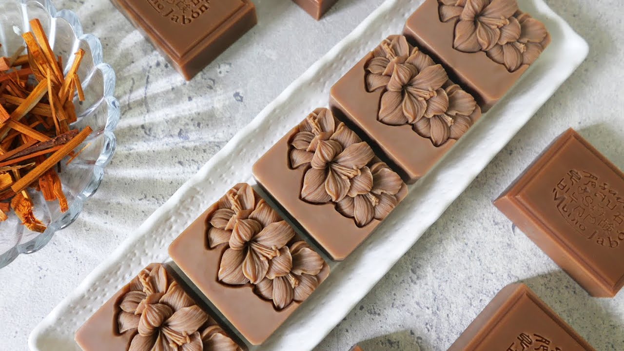 蘇木萃取皂 - Making soaps with the Chinese herbal medicine: Biancaea Sappan, cold process - 手工皂