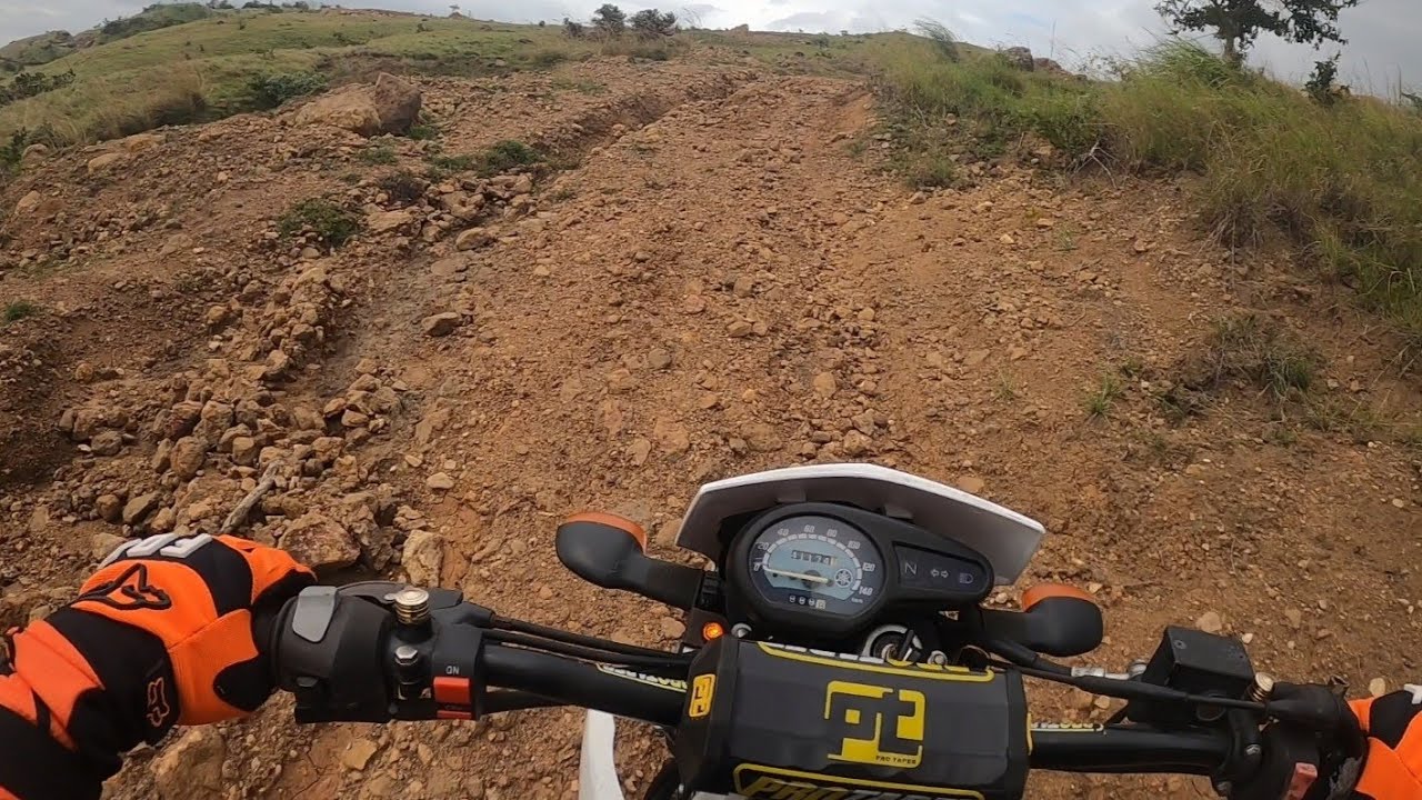 Maganda ba sa trail ang Stock XTZ 125? Driver's POV ( Nahulog Tambutso ko!)