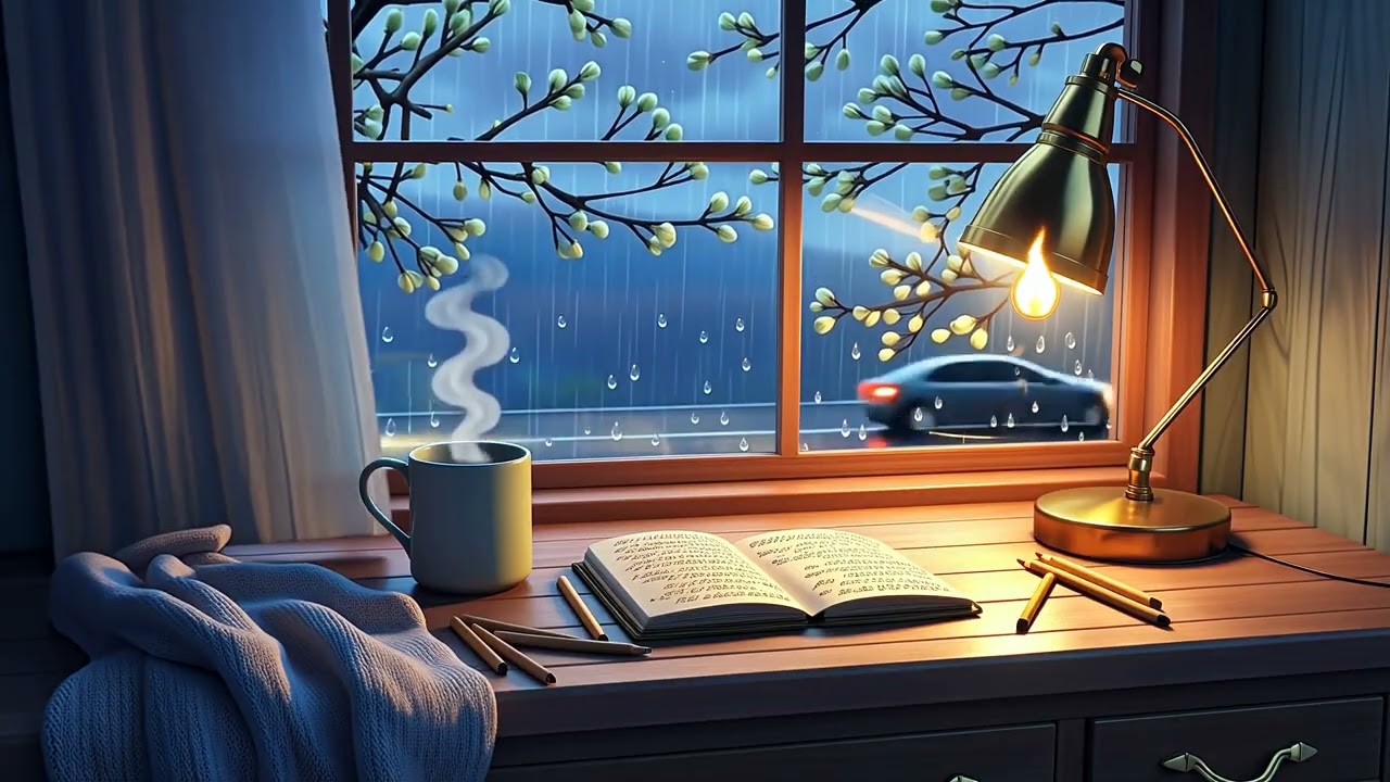 march mist & blooming thoughts | early spring lofi rain