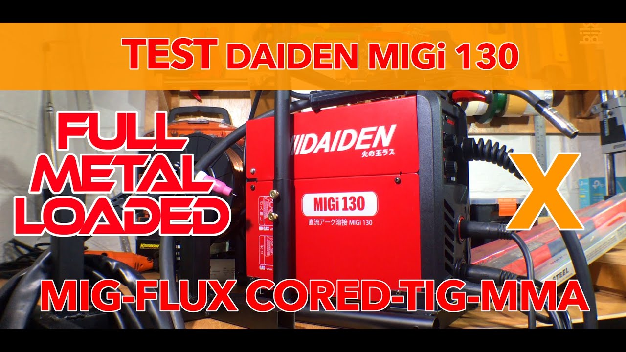 Review MIG TIG MMA FLUX CORE Daiden MIGi 130 Multiproses Termurah