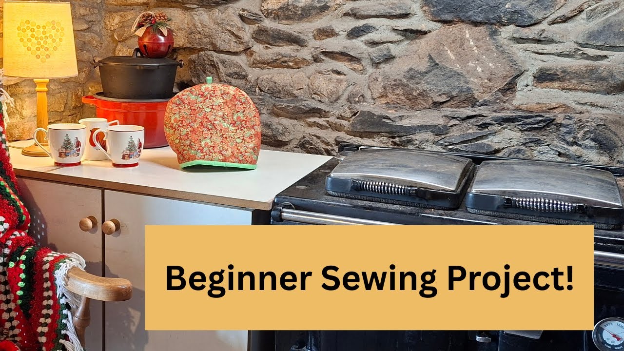 How to Sew a Tea Cosy | Easy Beginner Sewing Tutorial - Christmas Sewing
