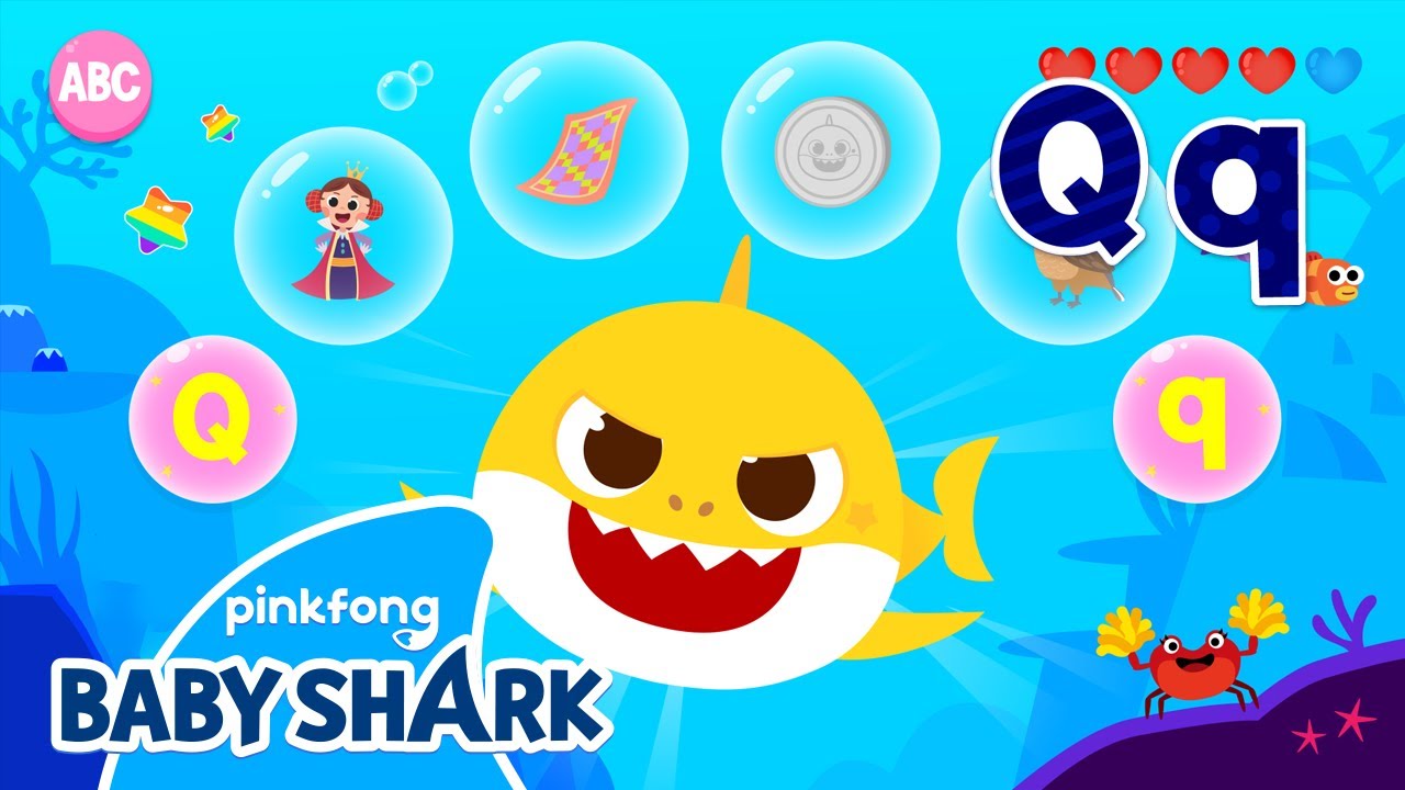 Alphabet Q - Learn ABCs with Baby Shark! | Phonics | Baby Shark Doo Doo Doo | Baby Shark Official