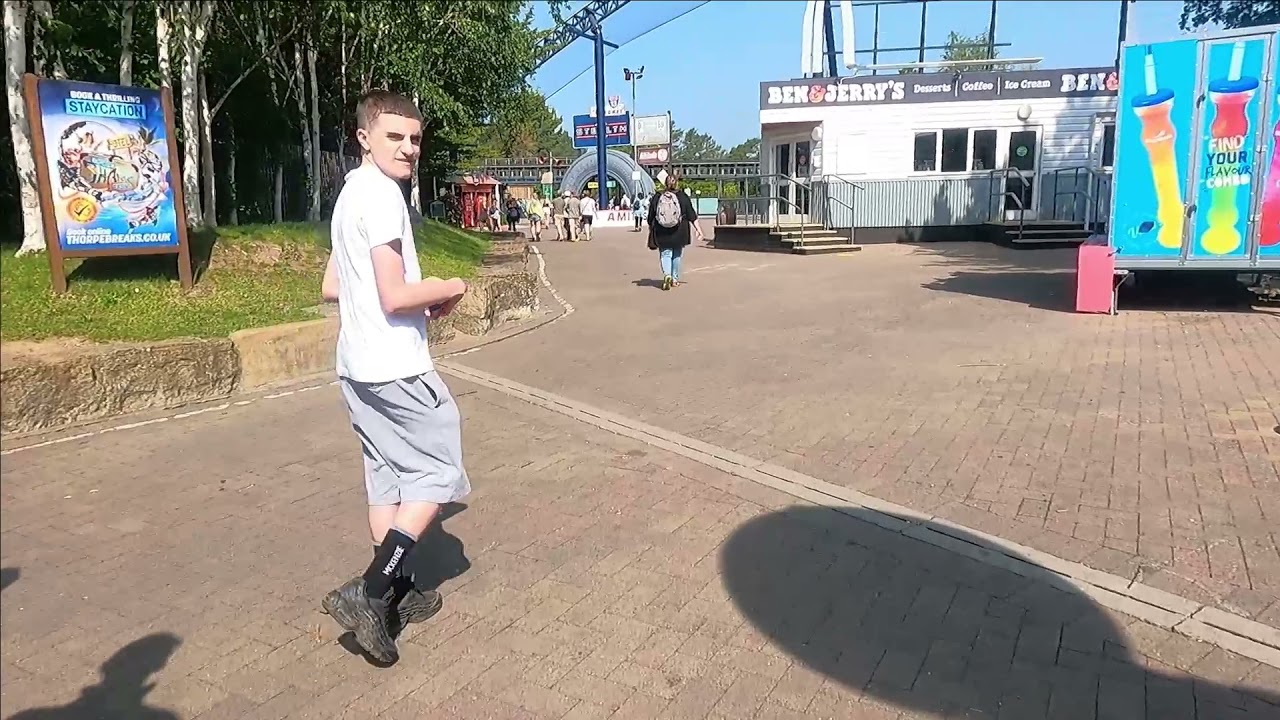 THORPE PARK DAY  1